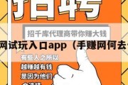 手赚网试玩入口app（手赚网何去何从）
