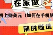 如何在手机上赚美元（如何在手机银行把美元转人民币）