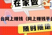 赚钱平台网上赚钱（网上赚钱平台网站）