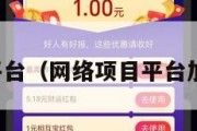 网络项目平台（网络项目平台加盟费多少）
