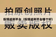 投钱返利平台（投钱返利平台哪个好）