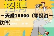 零投资一天赚10000（零投资一天赚10000的软件）