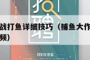 捕鱼大作战打鱼详细技巧（捕鱼大作战打鱼详细技巧视频）