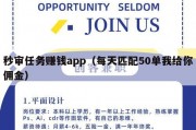 秒审任务赚钱app（每天匹配50单我给你佣金）