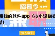 抄小说赚钱的软件app（抄小说赚钱的软件app日结）