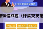 种菜游戏赚微信红包（种菜交友抢红包游戏）