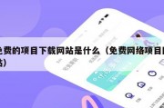 免费的项目下载网站是什么（免费网络项目网站）