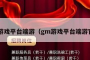 gm游戏平台端游（gm游戏平台端游官网）