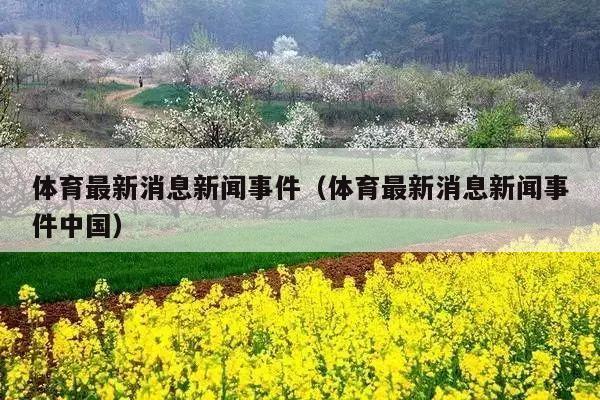 体育最新消息新闻事件(体育最新消息新闻事件中国)