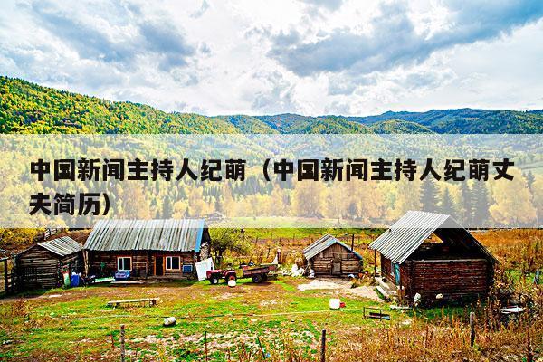 中国新闻主持人纪萌(中国新闻主持人纪萌丈夫简历)