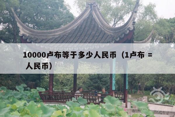 10000卢布等于多少人民币(1卢布 = 人民币)
