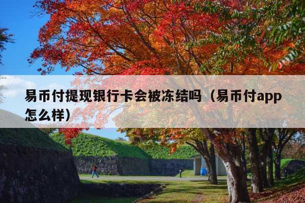 易币付提现银行卡会被冻结吗(易币付app怎么样)
