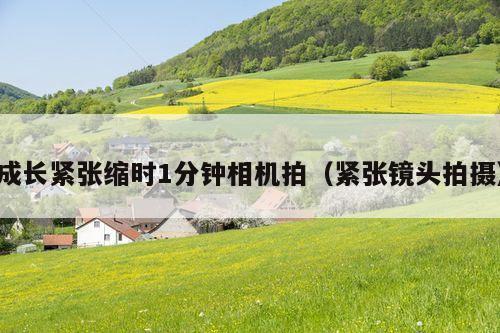 成长紧张缩时1分钟相机拍(紧张镜头拍摄)