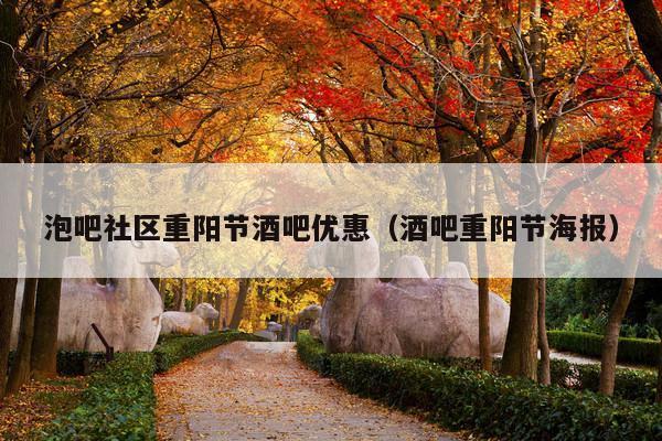 泡吧社区重阳节酒吧优惠（酒吧重阳节海报）