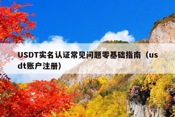 USDT实名认证常见问题零基础指南（usdt账户注册）