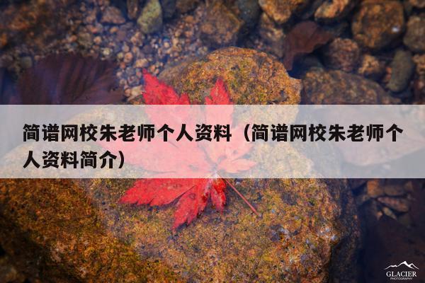 简谱网校朱老师个人资料（简谱网校朱老师个人资料简介）