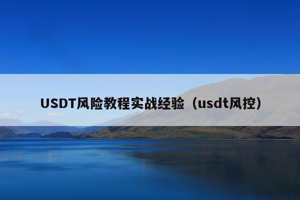 USDT风险教程实战经验（usdt风控）