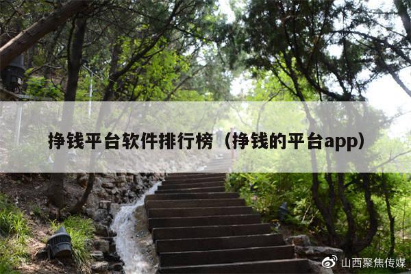 挣钱平台软件排行榜(挣钱的平台app)