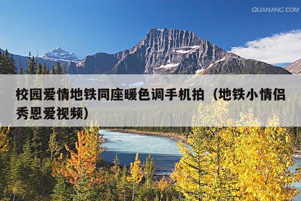 校园爱情地铁同座暖色调手机拍(地铁小情侣秀恩爱视频)