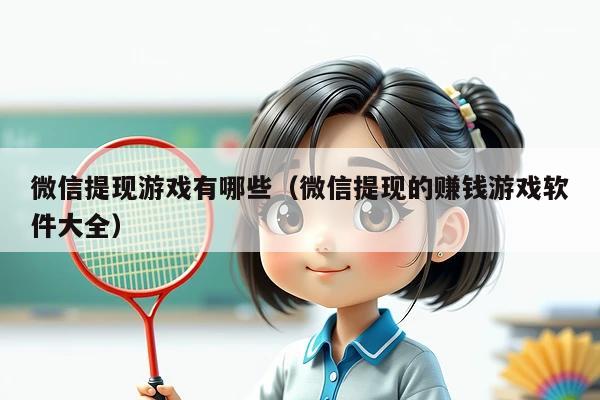 微信提现游戏有哪些(微信提现的赚钱游戏软件大全)