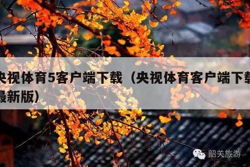 央视体育5客户端下载(央视体育客户端下载最新版)