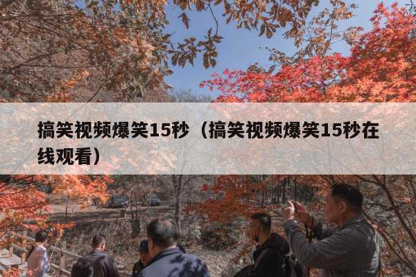 搞笑视频爆笑15秒(搞笑视频爆笑15秒在线观看)
