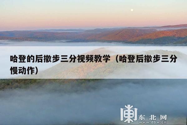 哈登的后撤步三分视频教学(哈登后撤步三分慢动作)