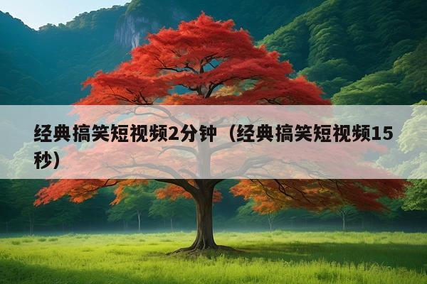 经典搞笑短视频2分钟(经典搞笑短视频15秒)