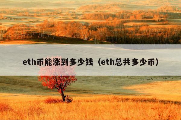 eth币能涨到多少钱(eth总共多少币)