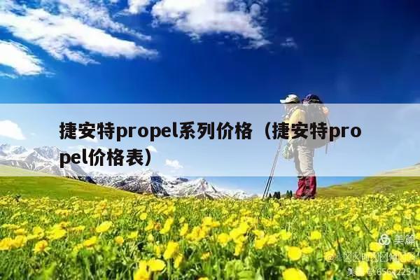 捷安特propel系列价格(捷安特propel价格表)