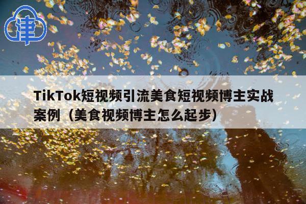 TikTok短视频引流美食短视频博主实战案例(美食视频博主怎么起步)