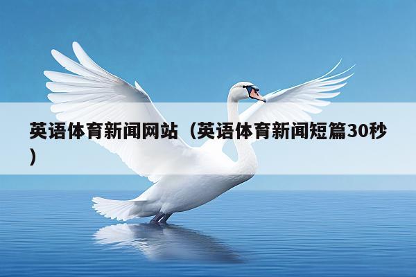 英语体育新闻网站(英语体育新闻短篇30秒)