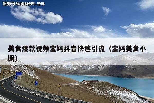 美食爆款视频宝妈抖音快速引流(宝妈美食小厨)