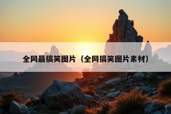 全网最搞笑图片(全网搞笑图片素材)