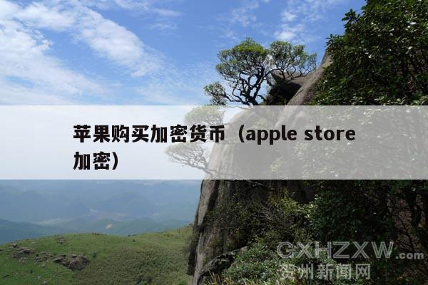 苹果购买加密货币(apple store加密)
