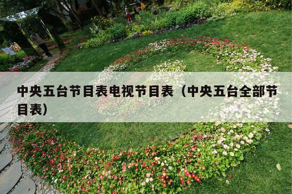 中央五台节目表电视节目表(中央五台全部节目表)