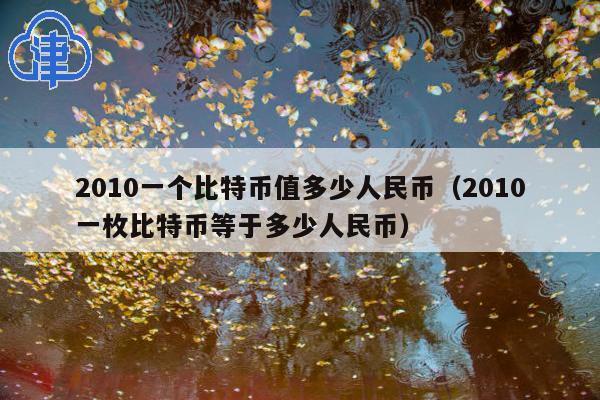 2010一个比特币值多少人民币(2010一枚比特币等于多少人民币)