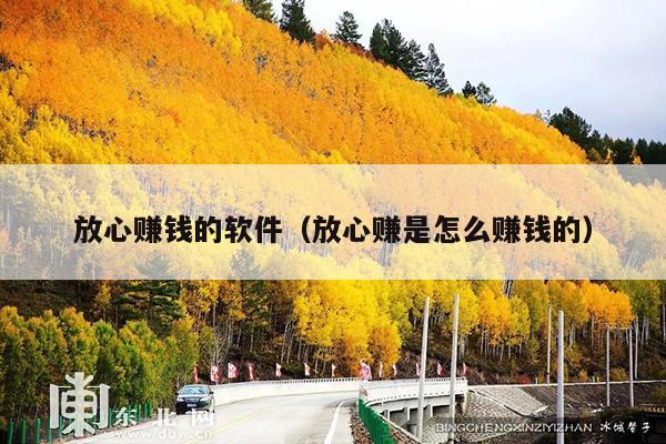 放心赚钱的软件(放心赚是怎么赚钱的)