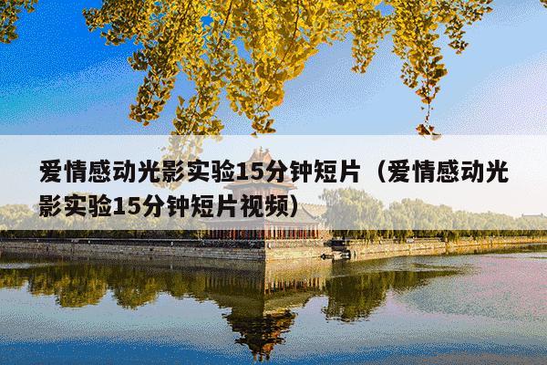 爱情感动光影实验15分钟短片(爱情感动光影实验15分钟短片视频)