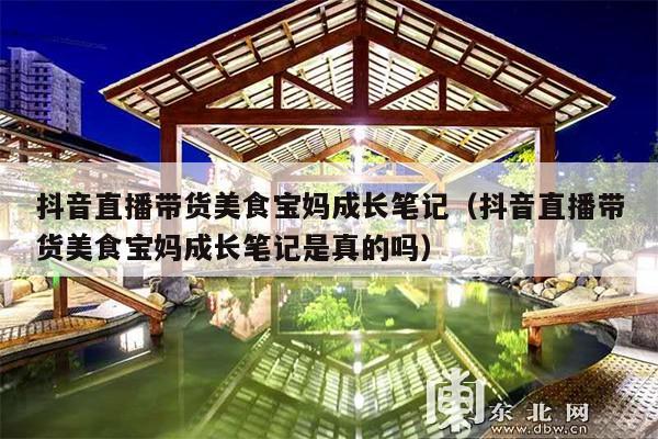 抖音直播带货美食宝妈成长笔记(抖音直播带货美食宝妈成长笔记是真的吗)