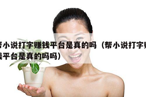 帮小说打字赚钱平台是真的吗(帮小说打字赚钱平台是真的吗吗)