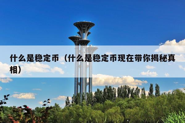 什么是稳定币(什么是稳定币现在带你揭秘真相)