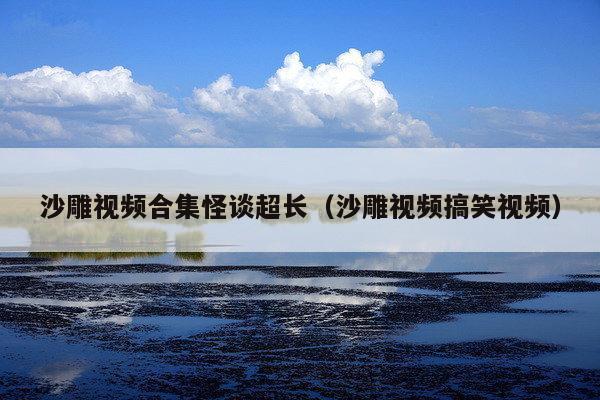 沙雕视频合集怪谈超长(沙雕视频搞笑视频)