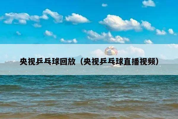 央视乒乓球回放(央视乒乓球直播视频)