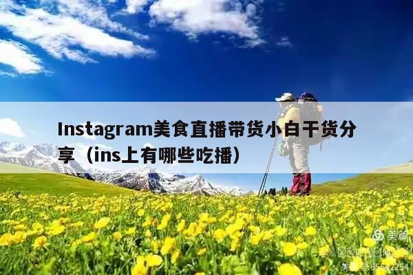 Instagram美食直播带货小白干货分享(ins上有哪些吃播)