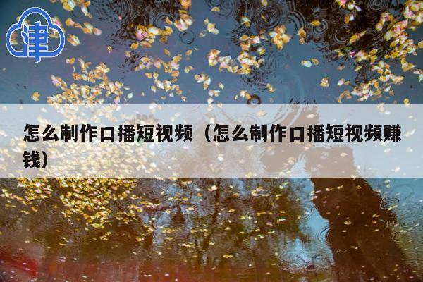 怎么制作口播短视频(怎么制作口播短视频赚钱)