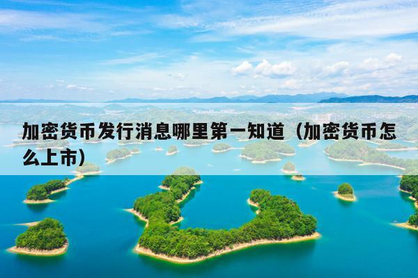 加密货币发行消息哪里第一知道(加密货币怎么上市)