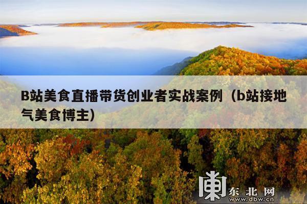B站美食直播带货创业者实战案例(b站接地气美食博主)