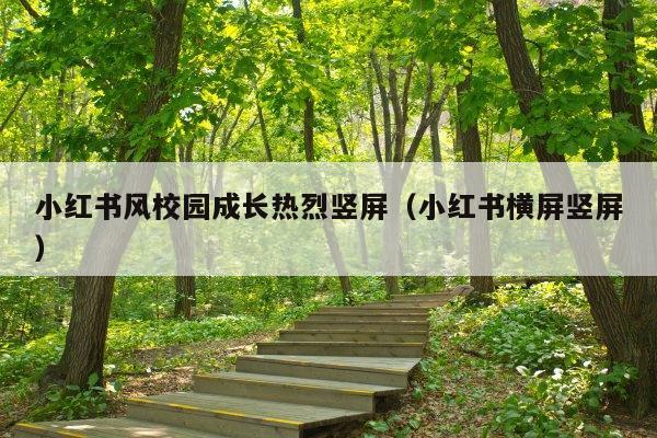 小红书风校园成长热烈竖屏(小红书横屏竖屏)