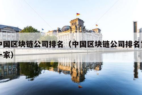 中国区块链公司排名(中国区块链公司排名第一家)